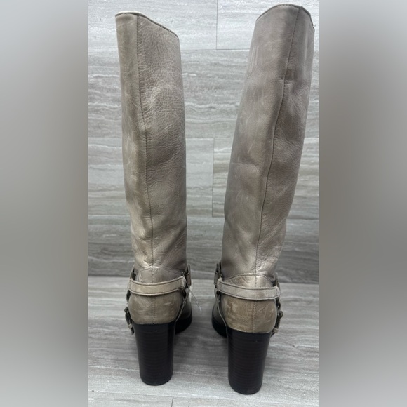 Lauren Ralph Lauren Delsa Knee-High Stacked Heel Boots Womens Size 6.5 - Picture 4 of 13